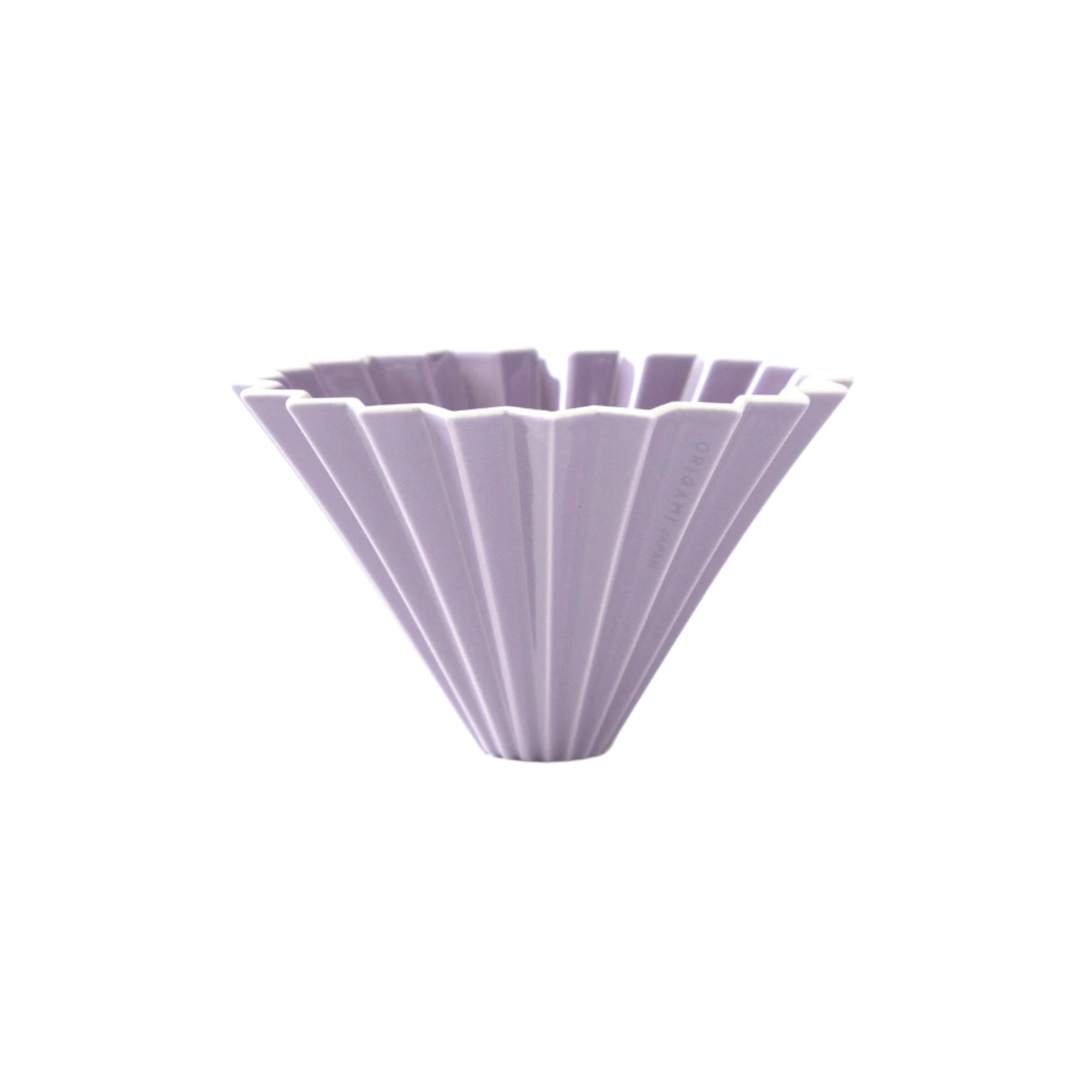 Origami medium ceramic dripper in purple