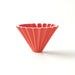 Origami medium ceramic dripper in red