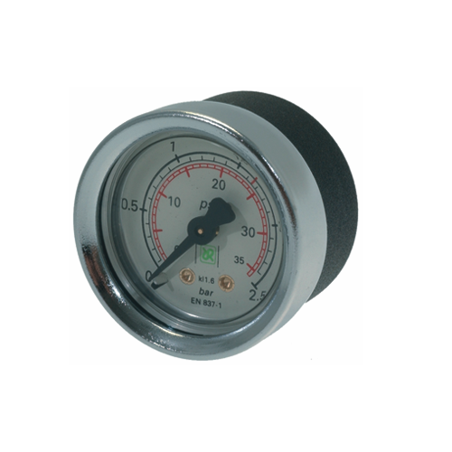Rancilio 44mm Single Scale Boiler Pressure Gauge - NSF - Coffee Addicts Canada