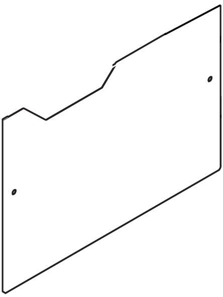 Rancilio Silvia Back-splash Panel Moulding (V3) - Coffee Addicts Canada