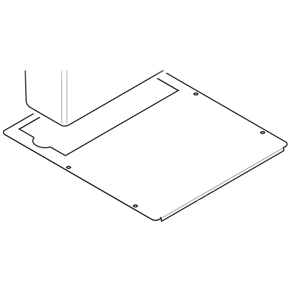 Rancilio Silvia Upper Stainless Cover with Hole for Tank - Coffee Addicts Canada