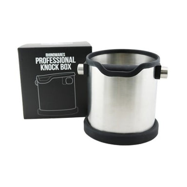 Rhino Coffee Gear Stainless Steel Knock Box - Coffee Addicts Canada