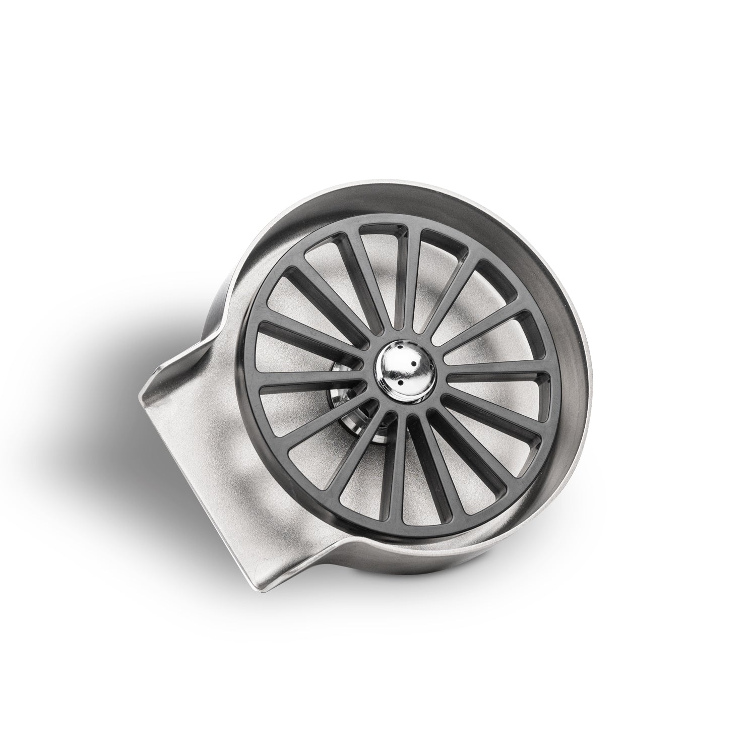 Espresso Parts 4" Round Sink Rinser With Wobble Plate