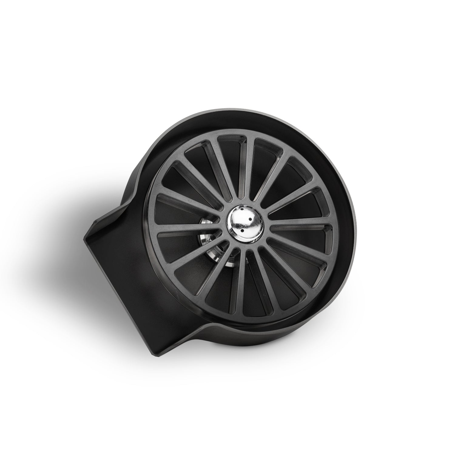 Espresso Parts 4" Round Sink Rinser With Wobble Plate