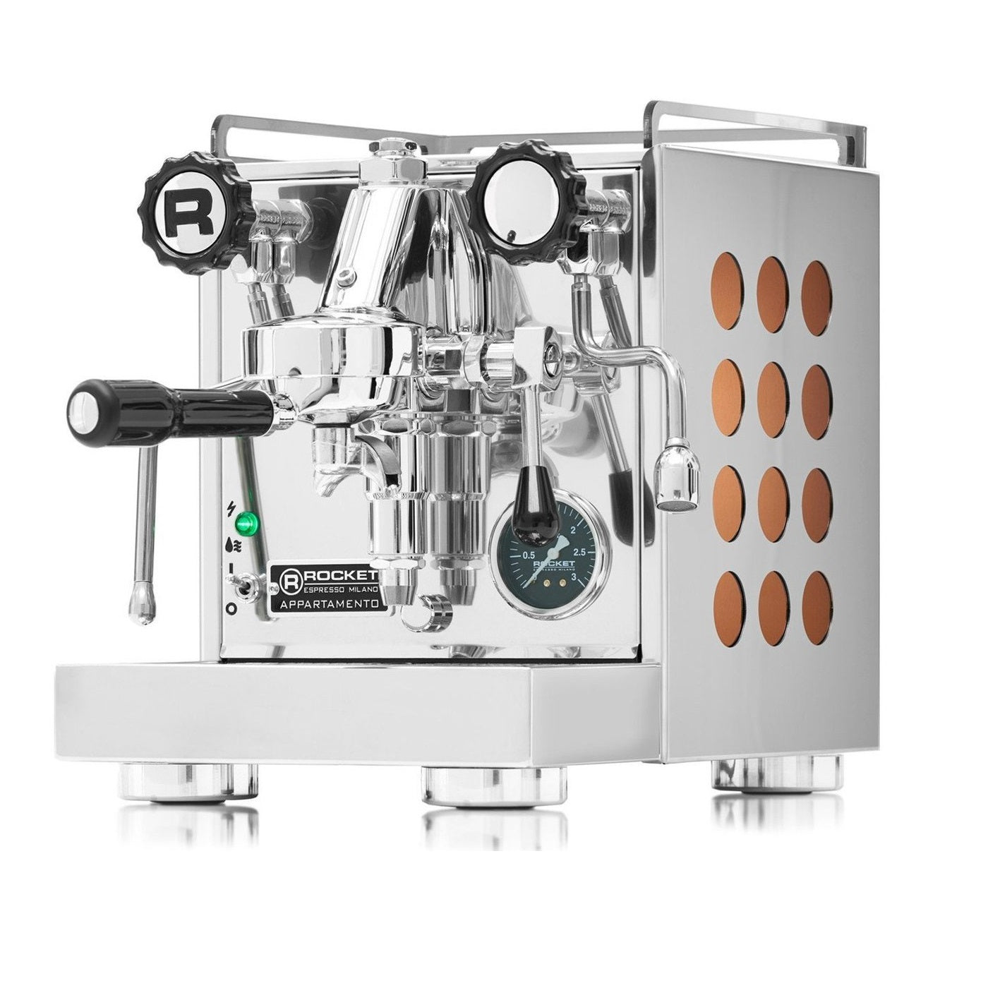 Rocket Appartamento Espresso Machine with copper insert