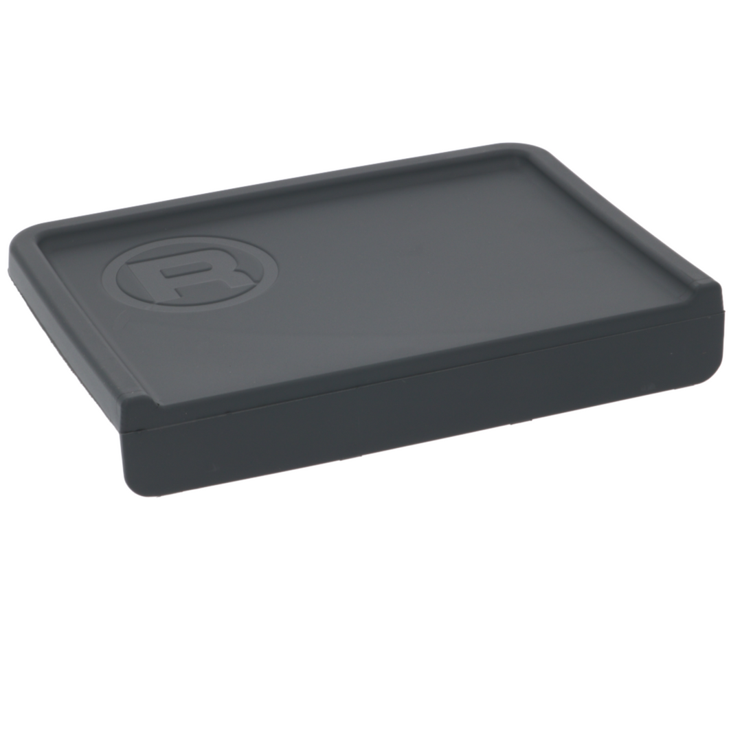 Rocket Espresso corner tamping mat with embossed logo