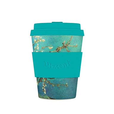 Van Gogh Museum: Almond Blossom ecoffee cup bamboo fiber 12oz with silicone sleeve