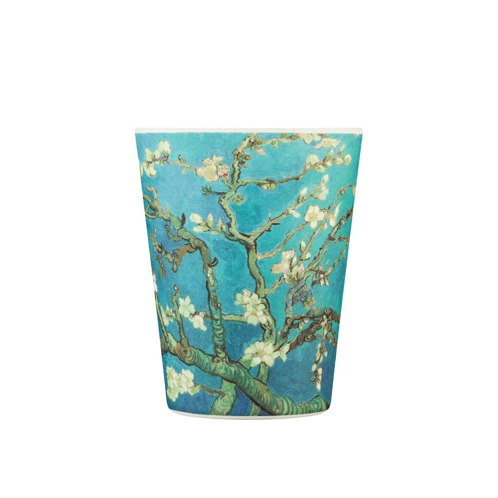 Van Gogh Museum: Almond Blossom ecoffee cup bamboo fiber 12oz without silicone sleeve