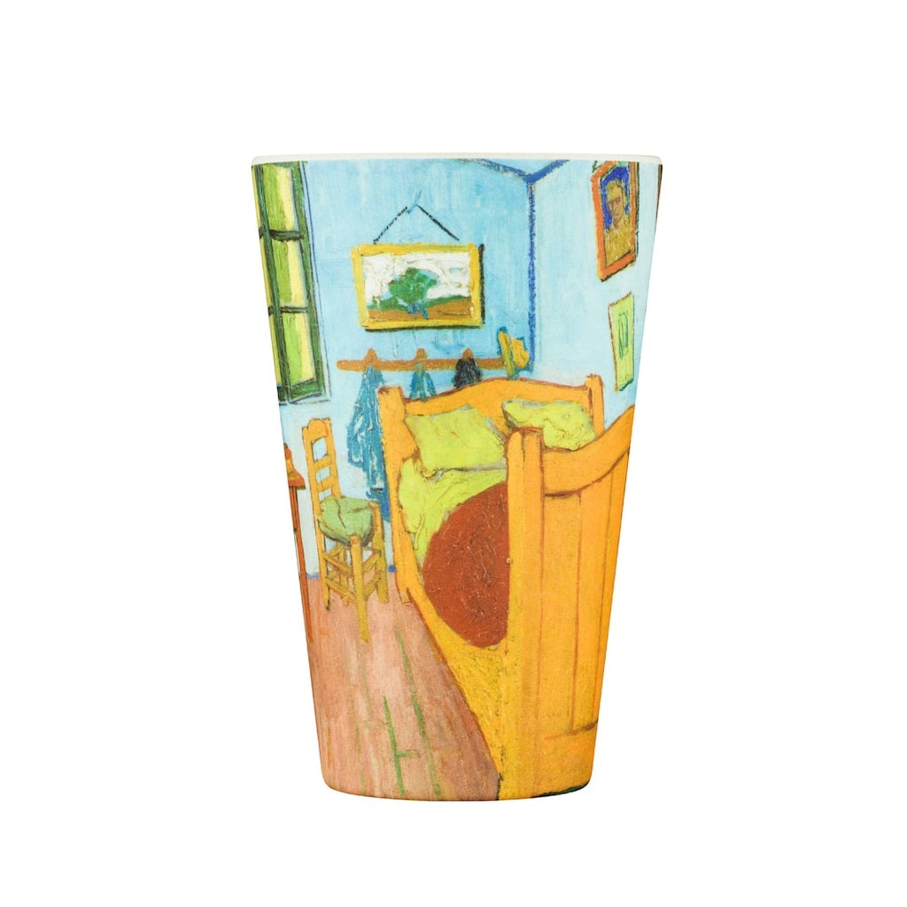Van Gogh Museum: The Bedroom ecoffee cup bamboo fiber 14oz without silicone sleeve