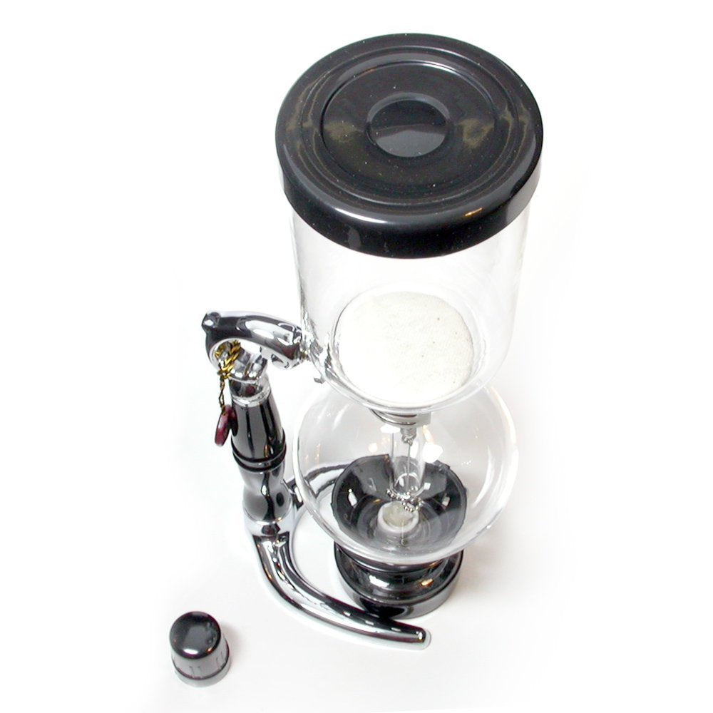 Yama Glass 5 Cup Tabletop Coffee Syphon With Alcohol Burner (TCA-5D) - Coffee Addicts Canada