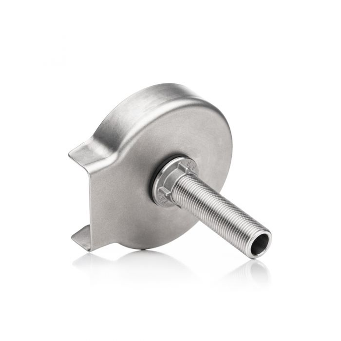 Espresso Parts 4" Round Sink Rinser With Wobble Plate