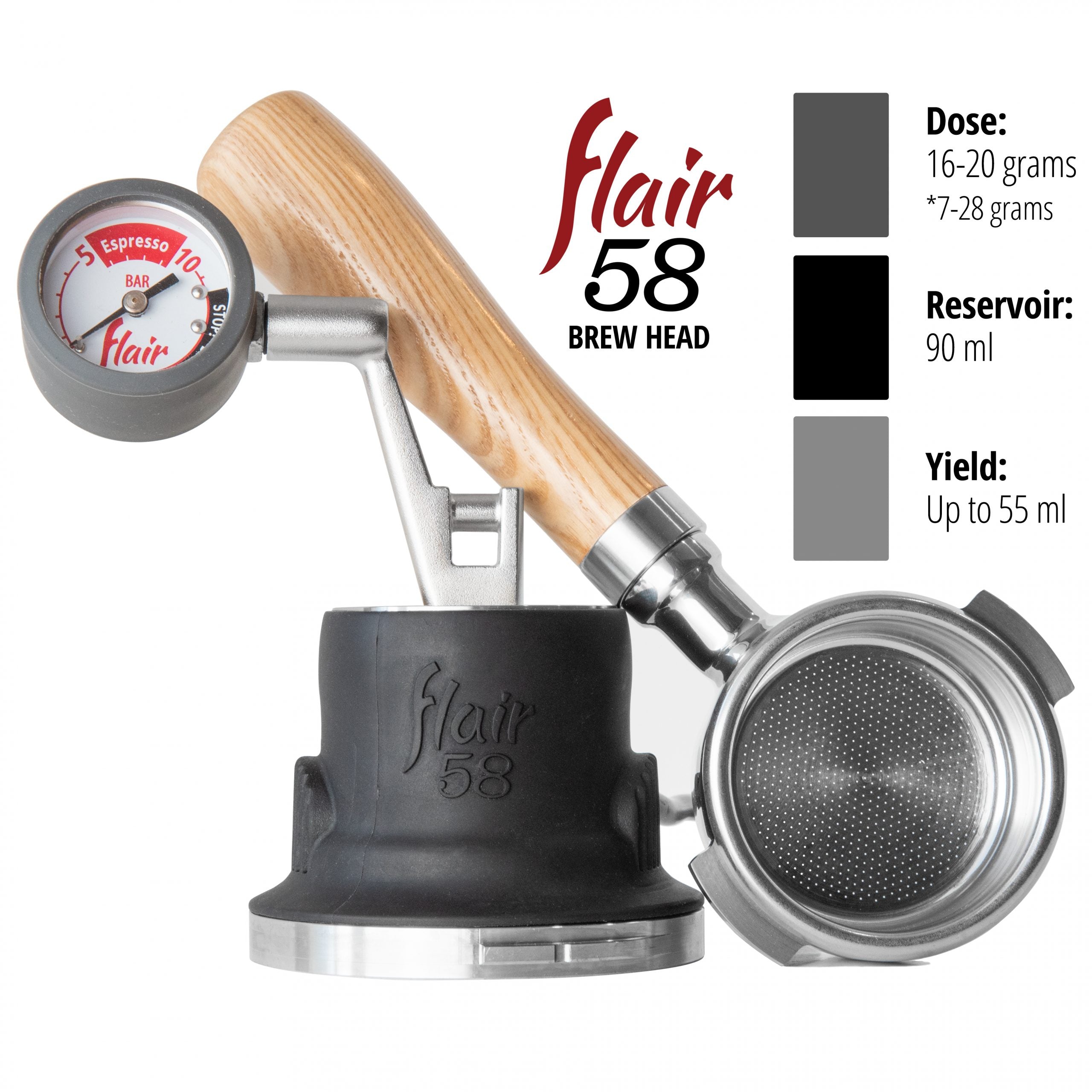 Flair 58 Espresso Maker brew head